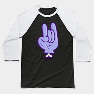 Mano Calaverica Morada Baseball T-Shirt